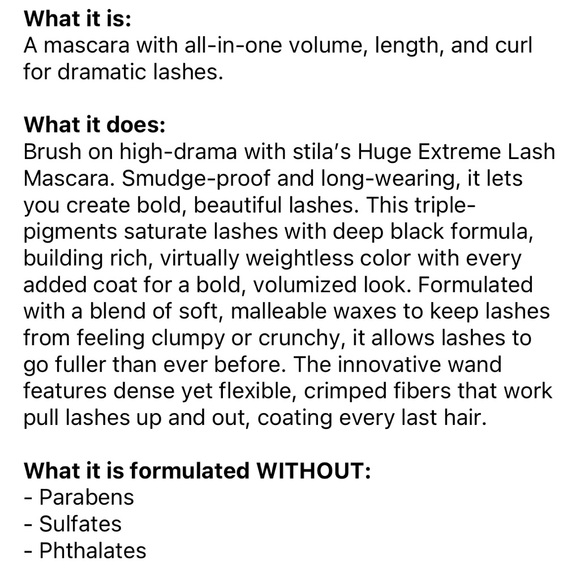 Stila Huge Extreme Lash Mascara - Picture 4 of 5